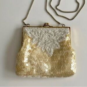 La Regale Beaded Sequined Evening Bag